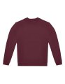 Heren Sweater B&C ID.222 Crew WG007 Burgundy